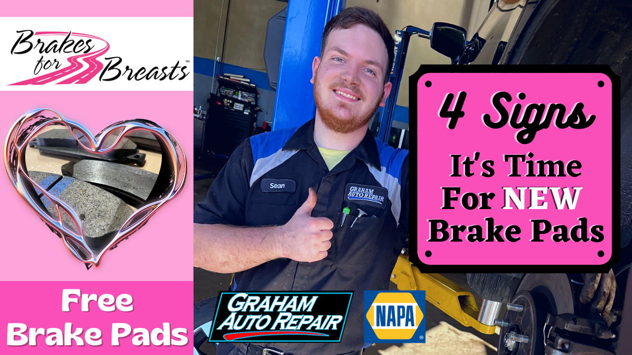 When To Replace Brake Pads - 4 Signs It’s Time For New Brake Pads at Graham Auto Repair